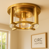 Pétrus Round Flushmount